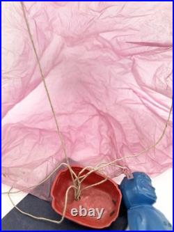 Vintage Reindeer Products Wang Pilot Toy Parachute Figure Celluloid Aviation Vintage Reindeer Products Wang Pilot Toy Parachute Figure Celluloid Aviation