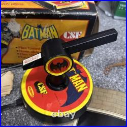 Vintage Remco CSF Batman Batcopter battery operated playset Paper Figures Box