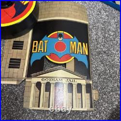 Vintage Remco CSF Batman Batcopter battery operated playset Paper Figures Box