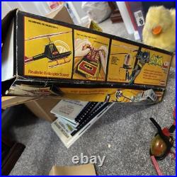 Vintage Remco CSF Batman Batcopter battery operated playset Paper Figures Box