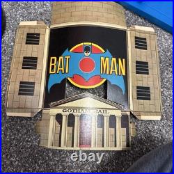 Vintage Remco CSF Batman Batcopter battery operated playset Paper Figures Box
