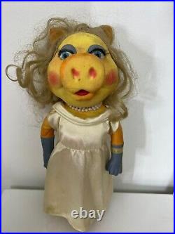 Vintage Retro 1978 Henson Bendy Miss Piggy Toy Doll, dhl shipping fast 3 -7 Days