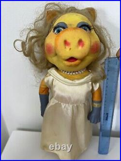 Vintage Retro 1978 Henson Bendy Miss Piggy Toy Doll, dhl shipping fast 3 -7 Days