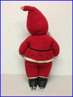 Vintage Rushton Santa Doll Rubber Face Toy Atlanta GA 36