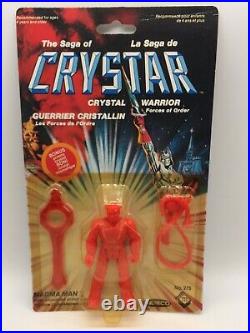 Vintage Saga Of Crystar MAGMA MAN Toy Action Figure Complete MOC Remco 1982