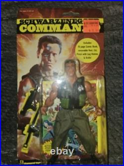 Vintage Schwarzenegger Commando Action Figure Diamond Toymakers 1985 New