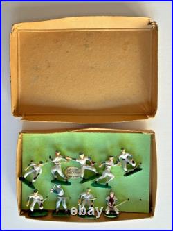 Vintage Shackman Little Leaguer Baseball Set Japan Metal Figures Boxed No 3671 Vintage Shackman Little Leaguer Baseball Set Japan Metal Figures Boxed No 3671