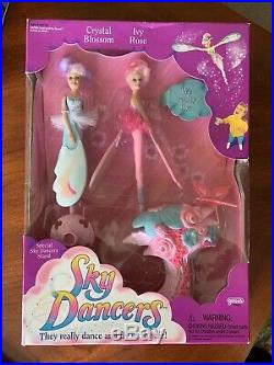 Vintage Sky Dancers Lot New And Loose Figures Crystal Blossom And Ivy Rose