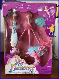 Vintage Sky Dancers Lot New And Loose Figures Crystal Blossom And Ivy Rose
