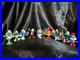 Vintage Smurf Figures Lot of 9 Rare 1965 Astronaut