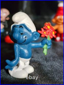 Vintage Smurf Figures Lot of 9 Rare 1965 Astronaut Vintage Smurf Figures Lot of 9 Rare 1965 Astronaut