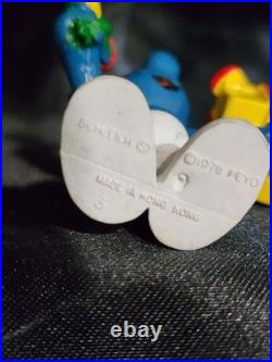 Vintage Smurf Figures Lot of 9 Rare 1965 Astronaut