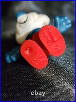 Vintage Smurf Figures Lot of 9 Rare 1965 Astronaut