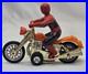 Vintage Spiderman Motorcycle 1973 Toy Figurine Azrak Hamway Intl