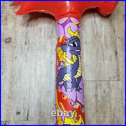 Vintage Spyro Inflatable 33 Hammer Blow Up Toy Vintage 2002 RI Novelty