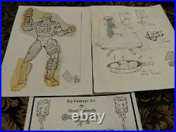 Vintage Star Trek action figure toy concept art the Borg early 90s TNG rare art