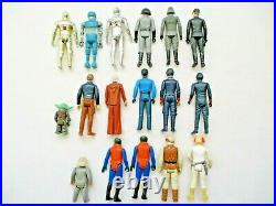 Vintage Star Wars Action Figures Kenner Toy Lot of (17)