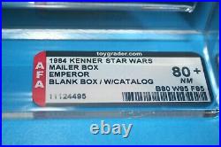 Vintage Star Wars Afa Graded The Emperor U80+nm Bagged/box/toy Figures Weapon CV