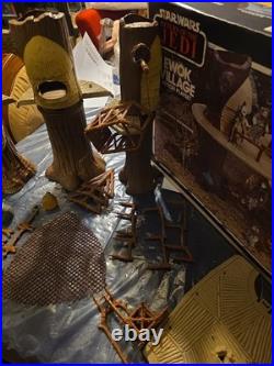 Vintage Star Wars EWOK VILLAGE w box Kenner 1983