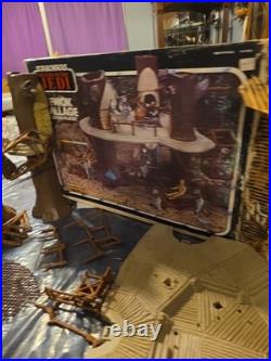 Vintage Star Wars EWOK VILLAGE w box Kenner 1983