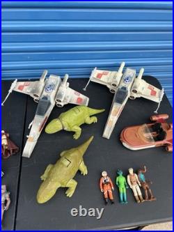 Vintage Star Wars Kenner Toy Lot 1978-2002 Figures Vehicles Playsets X-Wing