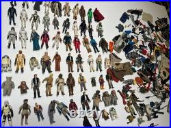 Vintage Star Wars Lot Action Figures Original Collection Toy Over 60 Plus Extras