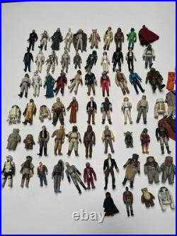 Vintage Star Wars Lot Action Figures Original Collection Toy Over 60 Plus Extras