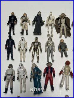 Vintage Star Wars Lot Action Figures Original Collection Toy Over 60 Plus Extras