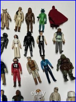 Vintage Star Wars Lot Action Figures Original Collection Toy Over 60 Plus Extras