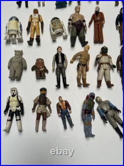 Vintage Star Wars Lot Action Figures Original Collection Toy Over 60 Plus Extras