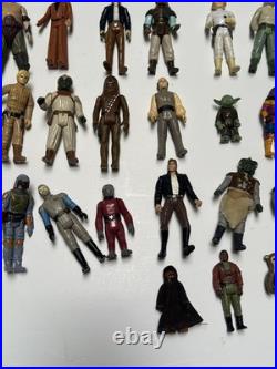 Vintage Star Wars Lot Action Figures Original Collection Toy Over 60 Plus Extras