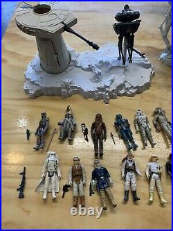 Vintage Star Wars Toy Lot At-At, At-St, Hoth, And Figures