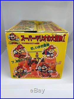 Vintage Super Mario Bros Japan 1986 Game Stage Playset Figure Toy Board Nintendo