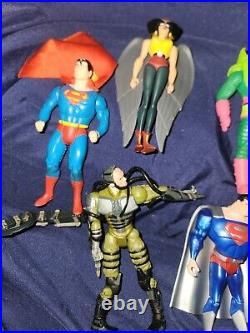 Vintage Superhero Action Figure Toy Lot Superhero Kenner Rare Superman And Spide