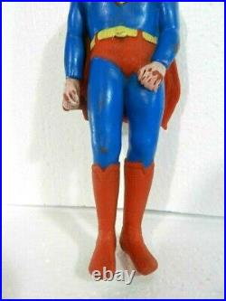 Vintage Superman Rubber 1979 Comics Action Figure Toy Doll
