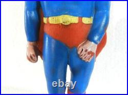 Vintage Superman Rubber 1979 Comics Action Figure Toy Doll