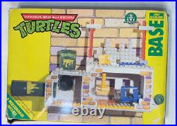 Vintage TEENAGE MUTANT NINJA TURTLES TMNT Lair Base Figures Lego Import 1989 GIG