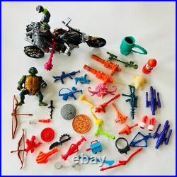 Vintage TMNT 80s/90s Action Figure Toy Lot Accessories Weapon Rocksteady Chopper