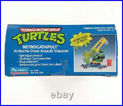 Vintage TMNT Retrocatapult 1989 SEALED Toy Playmates Retro Catapult 5663