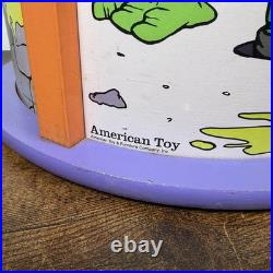 Vintage TMNT Sewer Toy Box Chest'90 Teenage Mutant Ninja Turtles American Toy