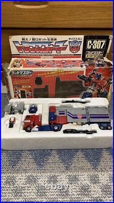 Vintage Takara G1 Transformers C-307 Super Ginrai Powermaster Optimus Prime Toy