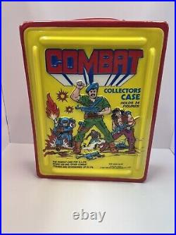 Vintage Tara Toys Combat Collectors Case with both Trays for GI Joe Size Figures