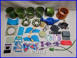 Vintage Teenage Mutant Ninja Turtles Technodrome Sewer Lair Figure Mixed Toy Lot