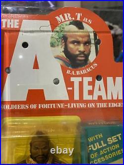 Vintage The A-Team B. A. Baracus Mr T Action Figure Galoob 1983 Carded Toy