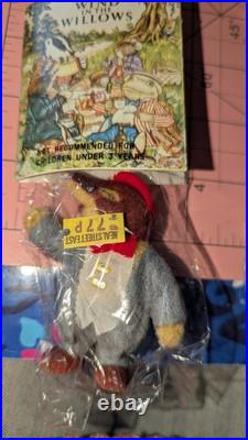 Vintage The Wind In The Willows Toys Figures Eisen Durwood Co New Lot 4 1982