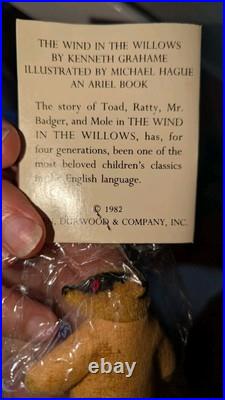 Vintage The Wind In The Willows Toys Figures Eisen Durwood Co New Lot 4 1982