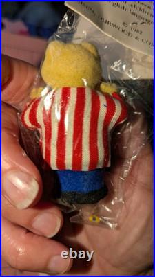 Vintage The Wind In The Willows Toys Figures Eisen Durwood Co New Lot 4 1982