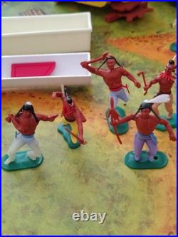 Vintage Timpo Frontier Trail Blazers Town Set