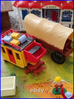 Vintage Timpo Frontier Trail Blazers Town Set