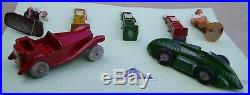 Vintage Timpo Toys Petrol Station boxed set lead cars pumps and figures